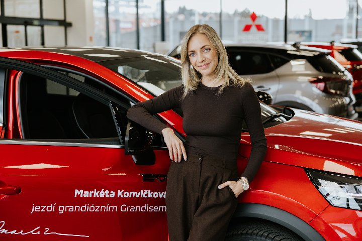 Nové Mitsubishi Grandis: Markéta Konvičková